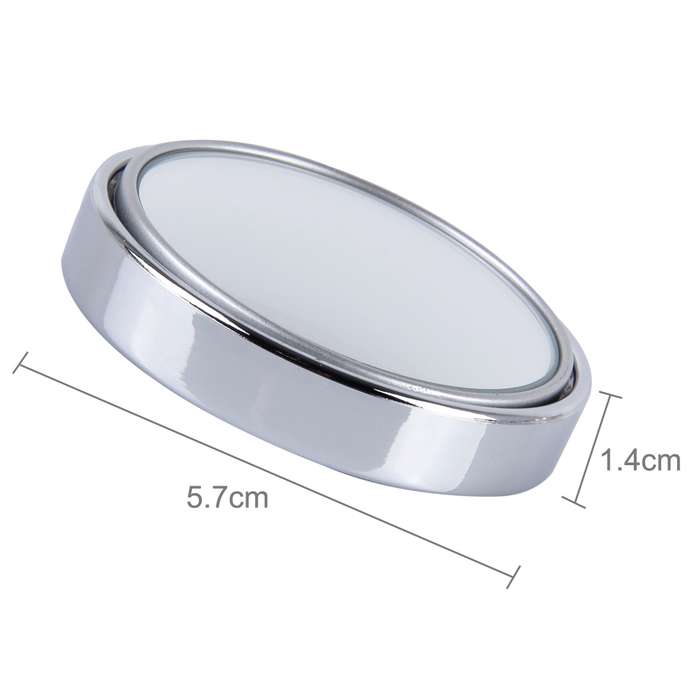 3R-035 Car Blind Spot Rear View Wide Angle Mirror, Diameter: 5cm(Silver)