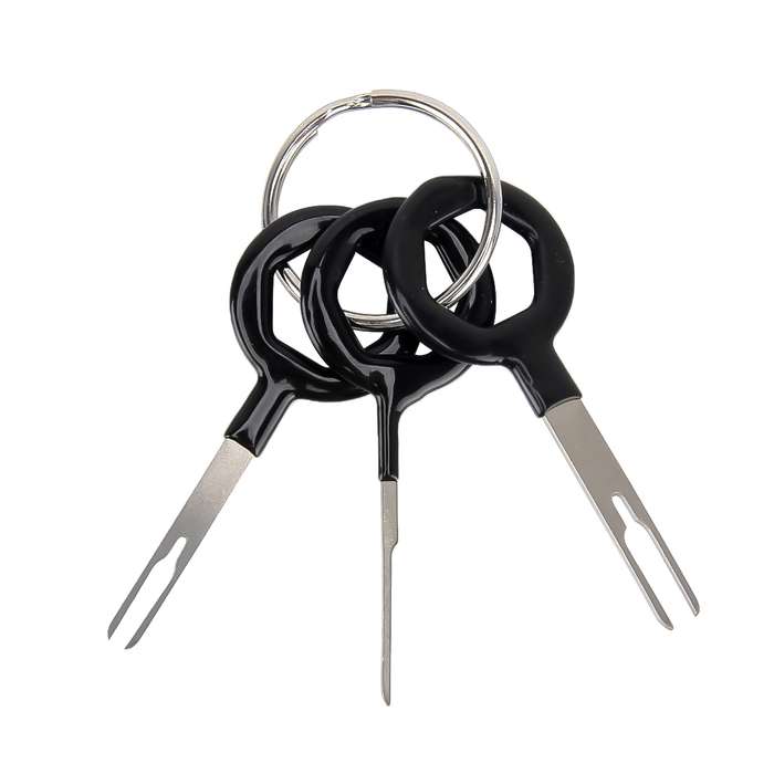 3 PCS Auto Car Rubberized Plug Circuit Board Wire Harness Terminal Extraction Pick Connector Crimp P