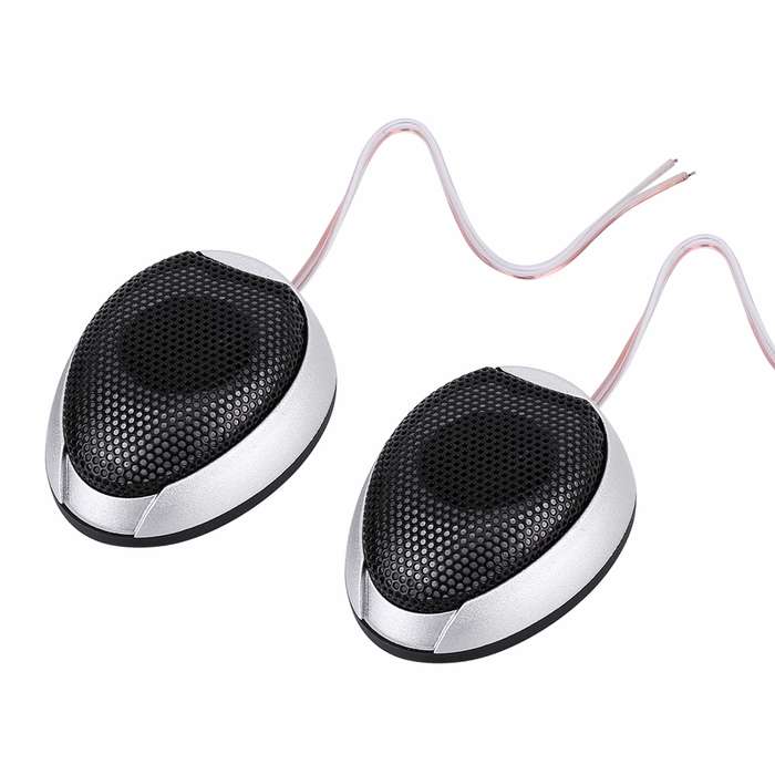 2 PCS CQS-106 1000W 98dB Car Dome Tweeter Audio Loudspeaker Treble Speaker