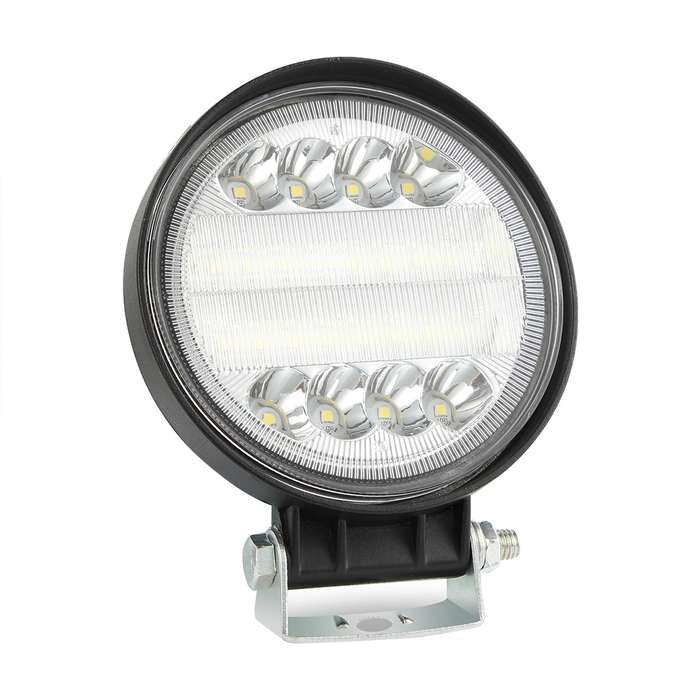 2 PCS 4 inch 15W Spot / Flood Light White Light Round-Shaped Waterproof Car SUV Work Lights Spotligh