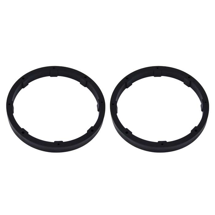 2 PCS 6.5 inch Car Auto ABS Loudspeaker Base Protection Solid Cover Holder Mat, Inner Diameter: 14.