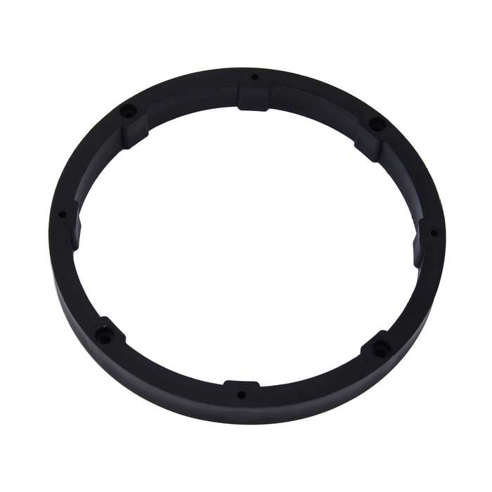 2 PCS 6.5 inch Car Auto ABS Loudspeaker Base Protection Solid Cover Holder Mat, Inner Diameter: 14.