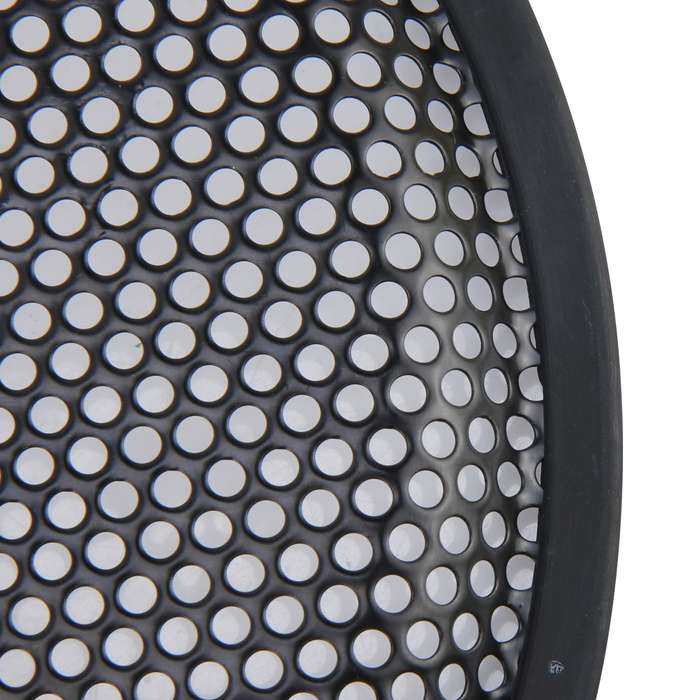 12 inch Car Auto Metal Mesh Black Round Hole Subwoofer Loudspeaker Protective Cover Mask Kit with Fi