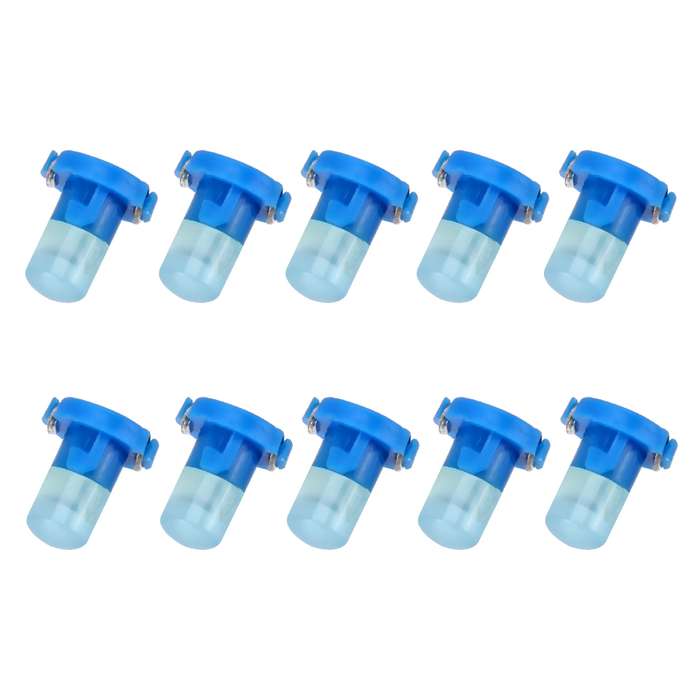 10PCS 2W T3 Wedge Instrument Panel LED Light Dashboard Gauge Cluster Indicator Lamp Bulb(Green Light