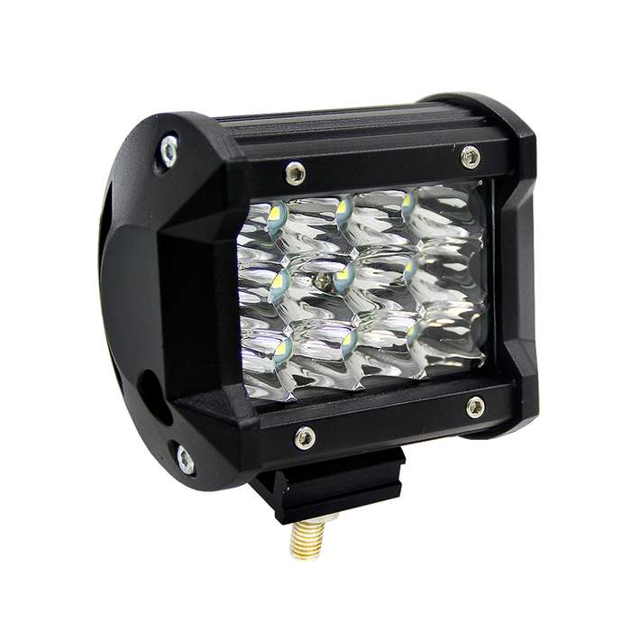 4 inch Three Rows Led Light Bar Modified Off-road Lights Roof Light Bar IP67 Waterproof 9W Condenser