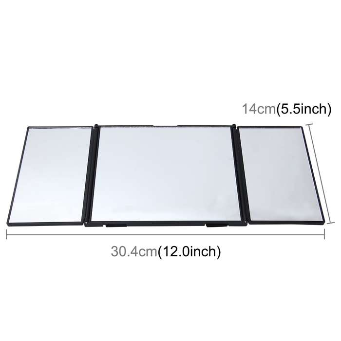 SHUNWEI Car Sun Visor Adjustable Mirror Car Makeup Sun-shading Vehicle Mounted Cosmetic Mirror Foldi
