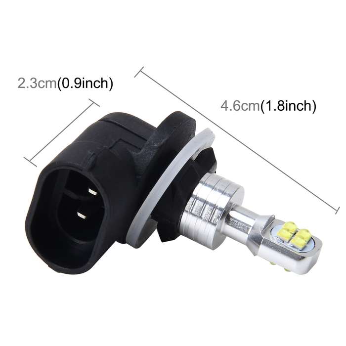 2pcs 881 40W 800 LM 6000K 8 LEDs Car Fog Light, DC 12V(White Light)