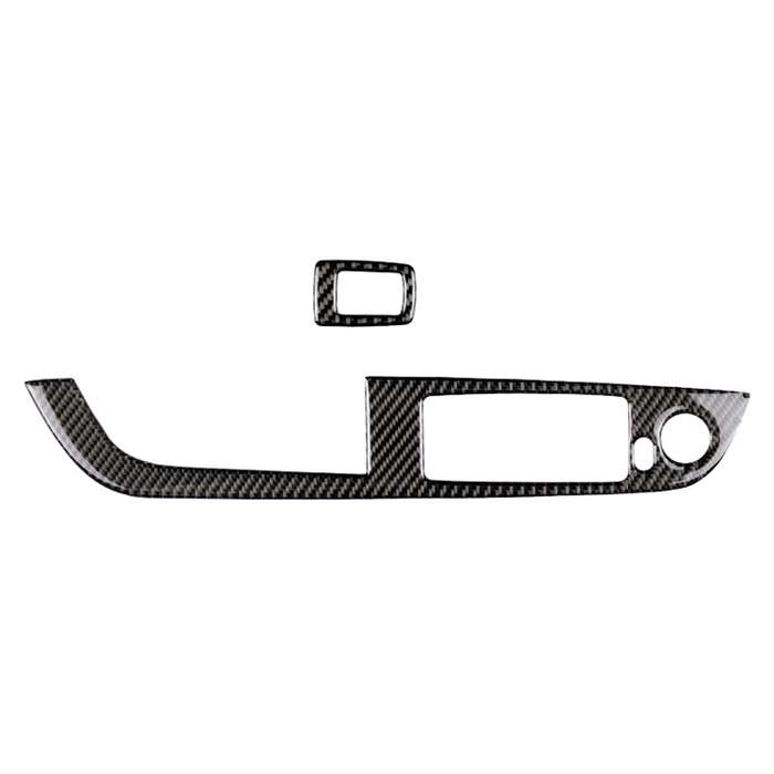 Car Carbon Fiber Window Lift Panel Without Folding Key Solid Color Decorative Sticker for BMW Z4 20