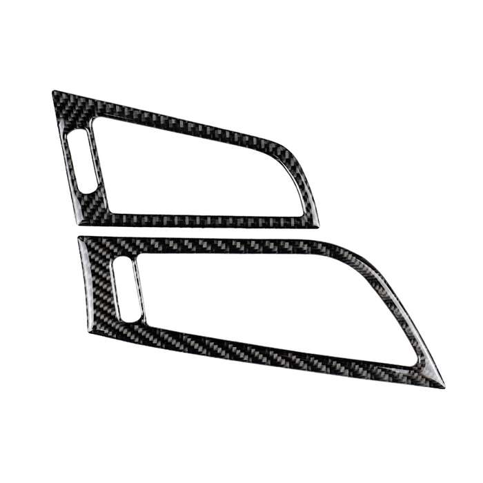 Car Carbon Fiber Side Air Outlet Panel Solid Color Decorative Sticker for BMW Z4 2009-2015, Suitable