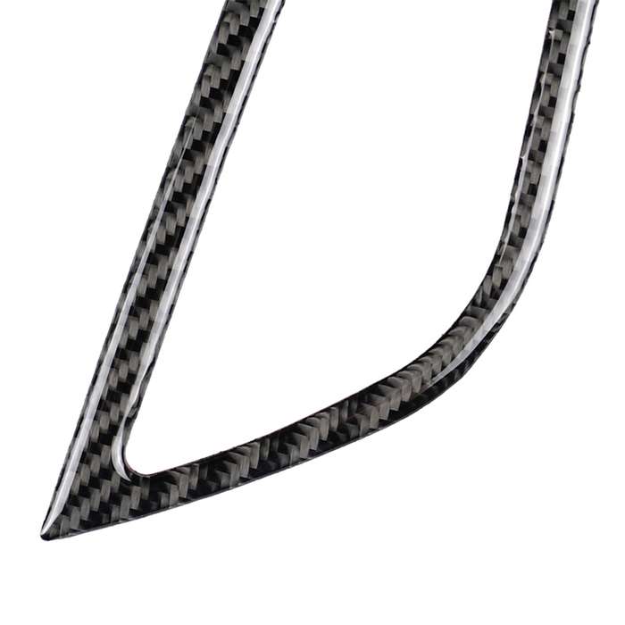 Car Carbon Fiber Side Air Outlet Panel Solid Color Decorative Sticker for BMW Z4 2009-2015, Suitable