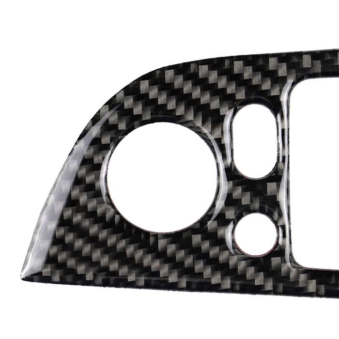 Car Carbon Fiber Window Lift Panel With Folding Key Soild Decorative Sticker for Left Drive BMW Z4