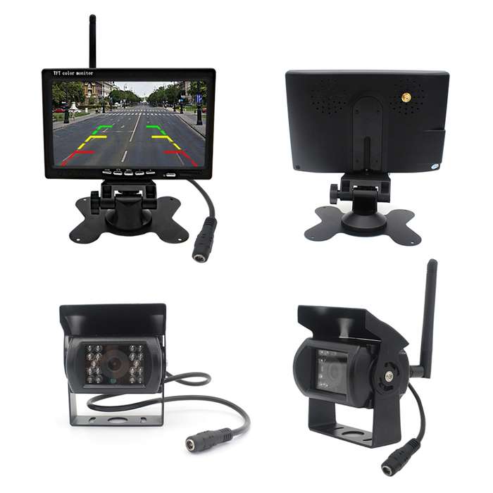 PZ-607-W1-A Wireless Single Cameras Rear View Camera Infrared Night Vision Rear View Parking Reversi