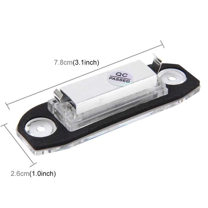 2 PCS License Plate Light with 3 SMD-5050 Lamps for Volvo,2W 120LM,6000K, DC12V(White Light)