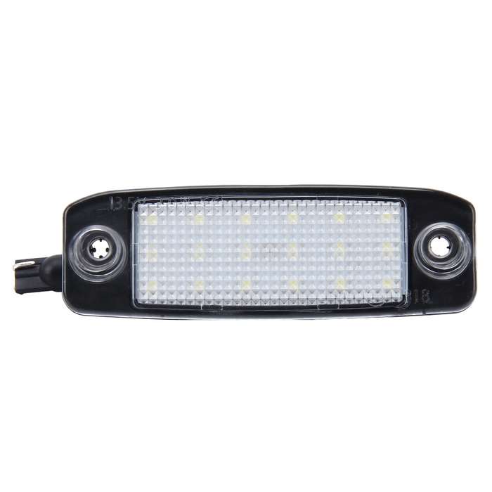 2 PCS LED License Plate Light with 18  SMD-3528 Lamps for Hyundai Sonata,2W 120LM,6000K, DC12V(