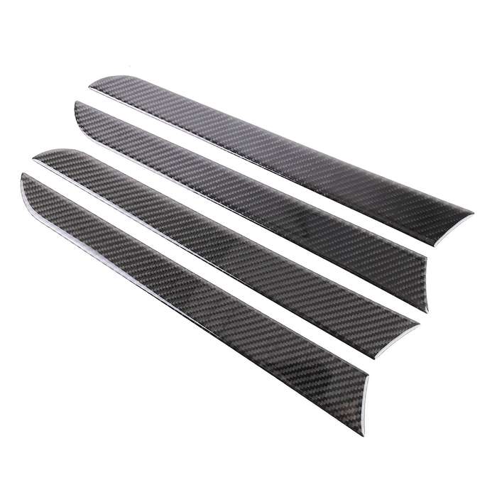 4 PCS Car Carbon Fiber Inner Door Panel Decorative Sticker for Audi A4L / A5 / Q5 2009-2016
