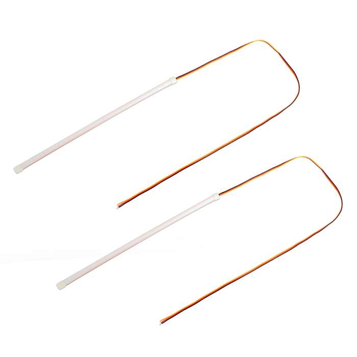 2 PCS 30cm DC12V 3.2W Ultra-thin Car Auto Double Colors Turn Lights / Running Lights (Turn Lights: Y