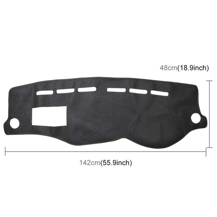 Dark Mat Car Dashboard Cover Car Light Pad Instrument Panel Sunscreen for Modern Accent (Please