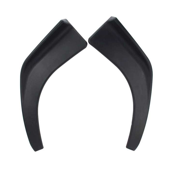 2 PCS Universal Fit Car Front Bumper Spoiler Lip Splitter Diffuser SUV ABS Front Shovel, Length: 74c