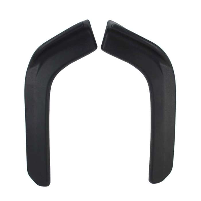 2 PCS Universal Fit Car Front Bumper Spoiler Lip Splitter Diffuser SUV ABS Front Shovel, Length: 62c