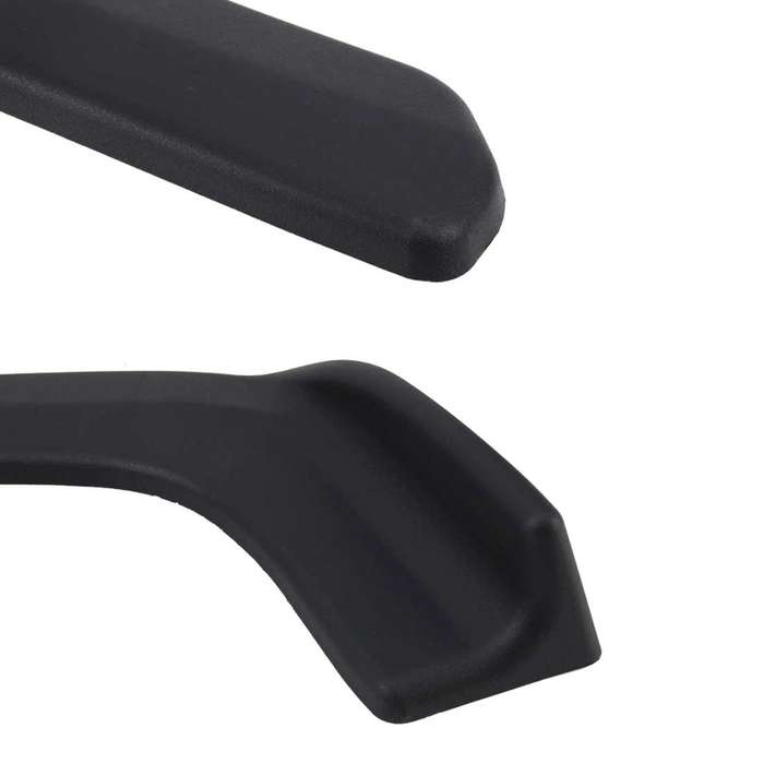 2 PCS Universal Fit Car Front Bumper Spoiler Lip Splitter Diffuser SUV ABS Front Shovel, Length: 62c