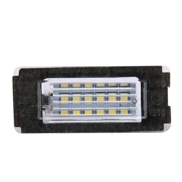 2 PCS License Plate Light with 18 SMD-3528 Lamps for BMW MINI R56,2W 120LM,6000K, DC12V (White Ligh