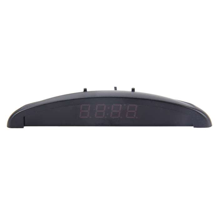 2 in 1 Car LED Digital Display Thermometer Clock(Red)