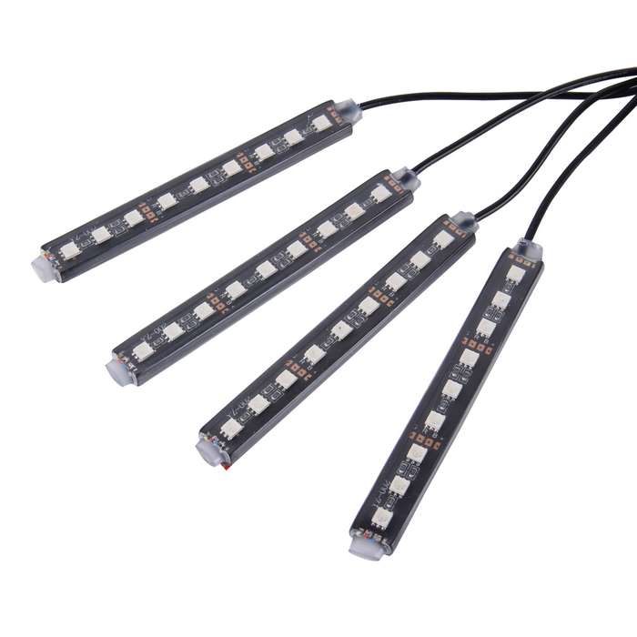 4 in 1 4.5W 36 SMD-5050-LEDs RGB Car Interior Floor Decoration Atmosphere Colorful Neon Light Lamp w