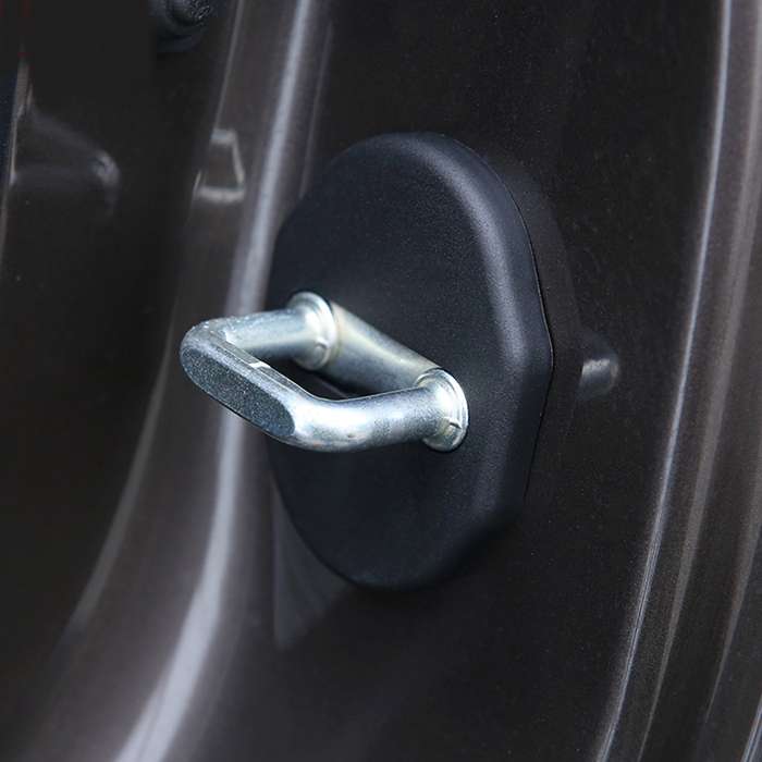4 PCS Car Door Lock Buckle Decorated Rust Guard Protection Cover for LANCERFORTIS ASX LingYue V3 V5