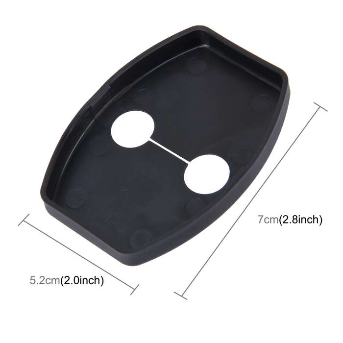4 PCS Car Door Lock Buckle Decorated Rust Guard Protection Cover for Toyota RAV4 Corolla Reiz VIOS C