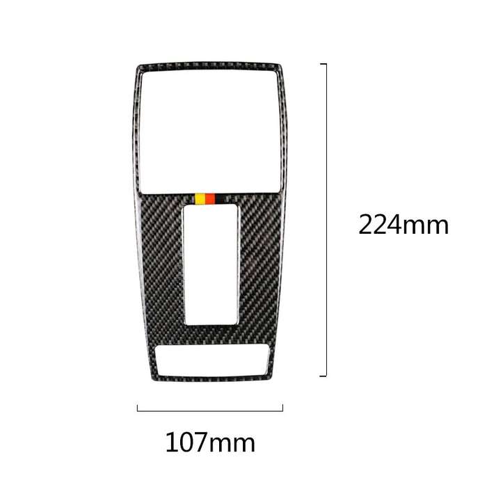 Car German Flag Carbon Fiber Reading Lamp Frame Decorative Sticker for Mercedes-Benz W204 2007-2013
