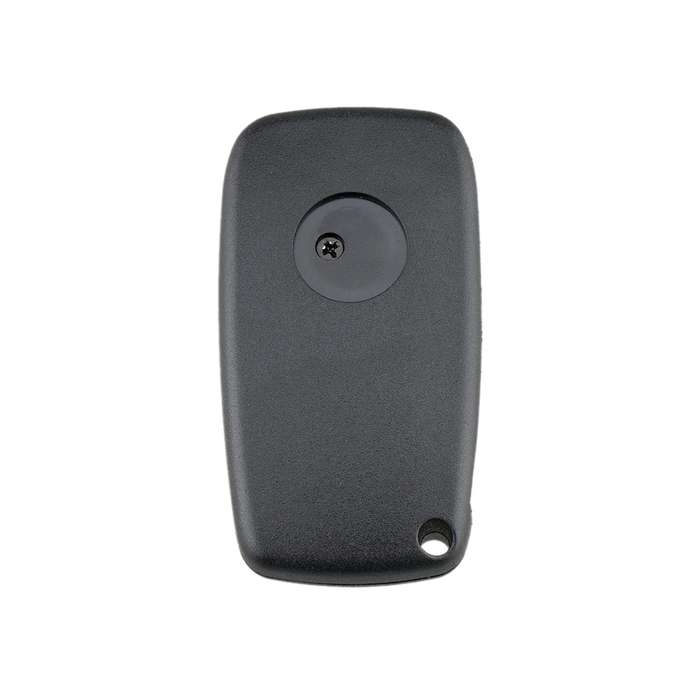 For FIAT Car Keys Replacement 3 Buttons Car Key Case with Side Battery Holder (Blue)