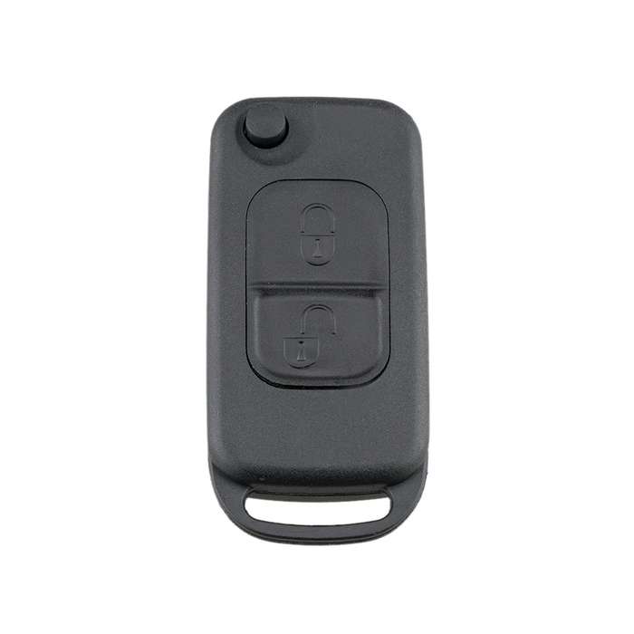 For Mercedes-Benz Car Keys Replacement 2 Buttons Car Key Case with Foldable Key Blade