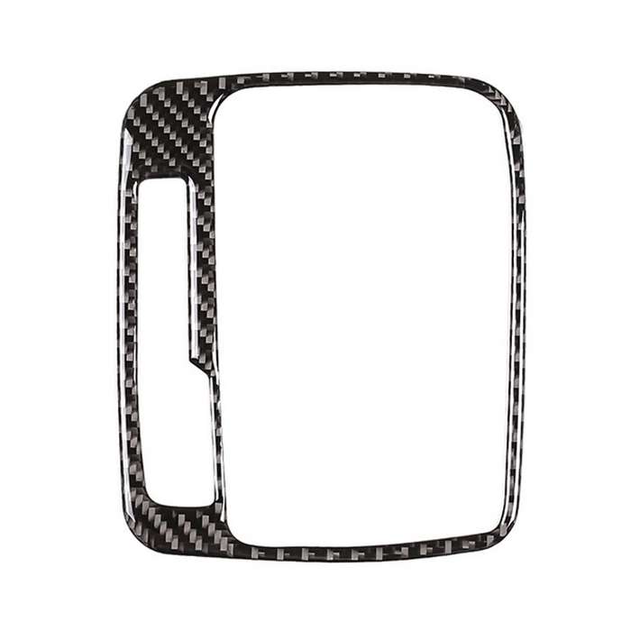 Car Carbon Fiber Gear Position Panel Decorative Sticker for Volkswagen Touareg 2011-2018