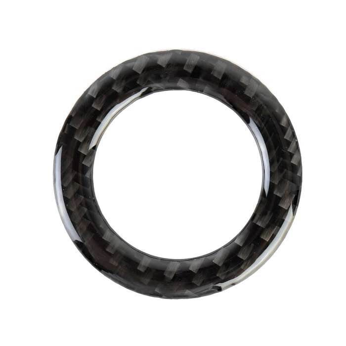 Car Carbon Fiber Steering Wheel Middle Frame Decorative Sticker for Volkswagen Touareg