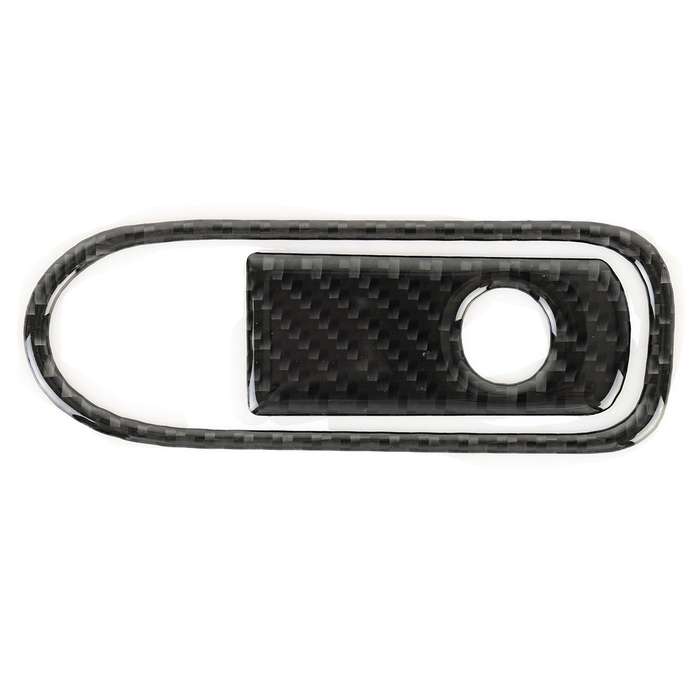 Car Carbon Fiber Front Passenger Seat Armrest Box Switch Decorative Sticker for Volkswagen Touareg 2