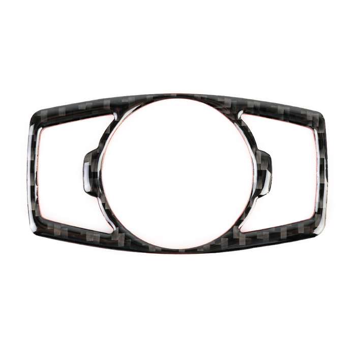 Car Carbon Fiber Headlight Adjustment Frame Decorative Sticker for Ford New Mondeo 2013-2019