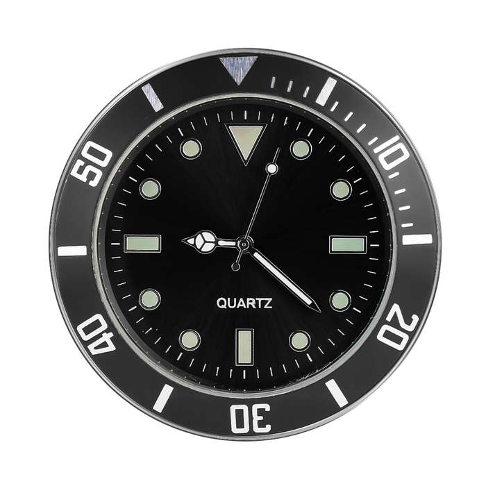Car Paste Clock Car Luminous Watch(Black)