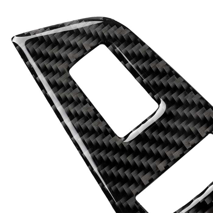 Car Carbon Fiber Door Window Lift Panel Decorative Sticker for BMW 5 Series G38 528Li / 530Li / 540L