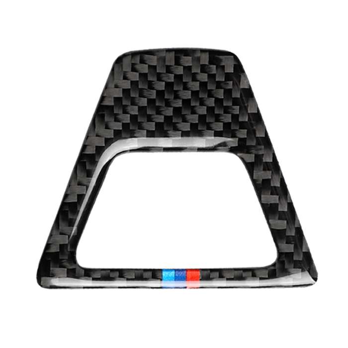 Car Tricolor Carbon Fiber Warning Light Decorative Sticker for BMW 5 Series G38 528Li / 530Li / 540L
