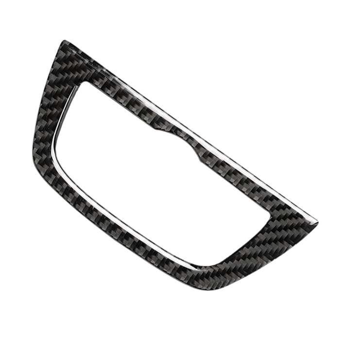 Car Carbon Fiber Headlight Switch Frame Decorative Sticker for BMW 5 Series G38 528Li / 530Li / 540L