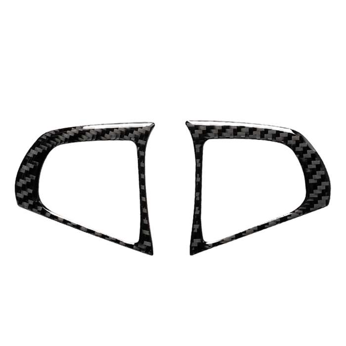 Car Carbon Fiber Steering Wheel Button Configuration B Decorative Sticker for BMW 5 Series G30/G38 X