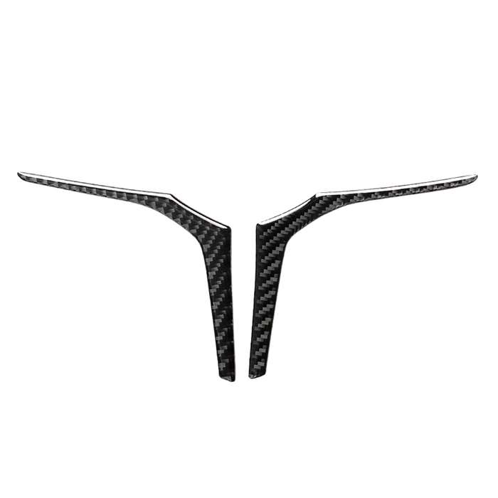 Car Carbon Fiber Steering Wheel Lower Panel Decorative Sticker for BMW G30(2018-2020) / G01(2018-202