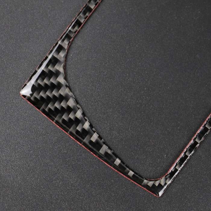 Car Carbon Fiber Air Conditioning Air Outlet Frame Decorative Sticker for Audi A4 B8 2009-2016 / A5