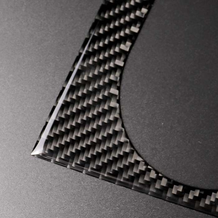 Car Carbon Fiber Gear Position Panel Decorative Sticker for Audi 2017-2018 A4L / 2017-2018 A5 / 2016