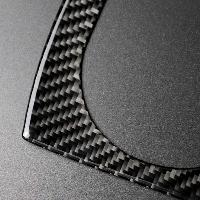 Car Carbon Fiber Gear Position Panel Decorative Sticker for Audi 2014-2017 A3, Left Drive