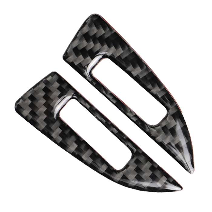 Car Carbon Fiber Air Conditioning Air Outlet Adjustment Frame Decorative Sticker for Mazda Axela 201