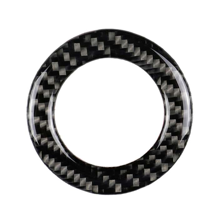 Car Carbon Fiber Steering Wheel Ring Decorative Sticker for Volkswagen