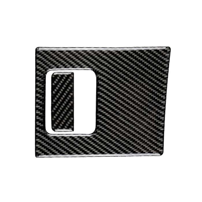 2 in 1 Car Carbon Fiber Main Driving Storage Box Handle Decorative Sticker for Toyota Eighth Generat