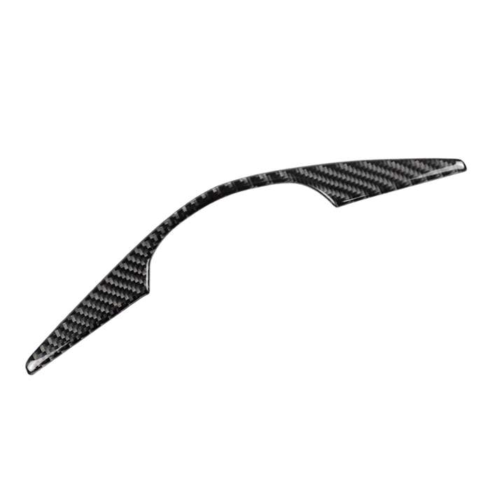 Car Carbon Fiber Steering Wheel Decorative Sticker for Cadillac XT5 2016-2017