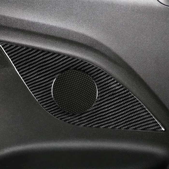 2 PCS Car Carbon Fiber Rear Horn Decorative Sticker for Chevrolet Camaro 2017-2019